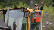 Parker Schnabel in truck.