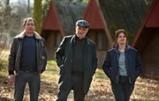 Die drei Kommissare Fichte (Thorsten Merten, l.), Krüger (Christian Redl, M.) und Luise Bohn (Alina Stiegler).