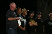 The Reaper present his vehicle title to the 405 team and challenges anyone to inspect his car.