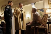 (v.l.n.r.) Jamie Reagan (Will Estes); Frank Reagan (Tom Selleck); Wilson Ortega (Emiliano Díez)