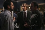 (v.l.n.r.) Evan Davenport (Robin Thomas); Vincent Shyer (Matthew Letscher); Jason Gideon (Mandy Patinkin)