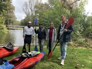 Von links: Sideris Tasiadis, Simon Pearce, Claudia Pupeter und Sebastian Winkler. Von links: Sideris Tasiadis, Simon Pearce, Claudia Pupeter und Sebastian Winkler.