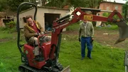 Sven und Sönke am Herrenhaus
