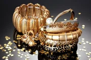 Beautiful golden jewelry Beautiful golden jewelry