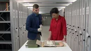 Franz Gangelmayer, Leiter Interne Services & Druckschriftensammlung, Barbara Wolflingseder, Rathaus Secreta Sammlung.