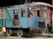 Der letzte seiner Art in Uruguay: ein amerikanischer Motorwagen von JG Brill aus den 30ern.