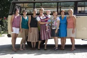 Die Landfrauen - von links: Dagmar Kirmeier, Beate Schaller, Barbara Schober, Susanne Reck mit Tochter, Gabriele Huber, Gerlinde Hofer und Daniela Schubert.