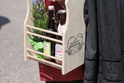 Geschenk für die Landfrauen an der Grüntenseilbahn.