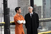LAW & ORDER: SPECIAL VICTIMS UNIT -- "Spring Awakening" Episode 1524 -- Pictured: (l-r) Danny Pino as Det. Nick Amaro, Richard Belzer as Special Investigator John Munch.