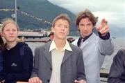 "Schlosshotel Orth", "Die Mutprobe." Im Bild (v.li.): Robert Grober (Nicki), David C. Bunners (Mark).