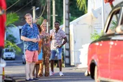 DI Jack Mooney (Ardal O'Hanlon), Ruby (Shyko Amos), Catherine (Elizabeth Bourgine), JP (Tobi Bakare) - Death in Paradise - Series 8 - Episode 6