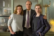Das Dresdner Tatort-Team (v.l.): Karin Gorniak (Karin Hanczewski), Peter Michael Schnabel (Martin Brambach) und Leonie "Leo" Winkler (Cornelia Gröschel).