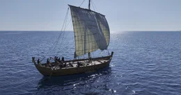Die Bissula segelt Richtung offene See. Das Verhalten des Schiffs bei unterschiedlichen Wind-, Wetter- und Wellenverh&auml;ltnissen zu testen war eine zentrale Aufgabe des Forschungsprojekts.