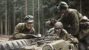 Die Alliierten rücken durch Frankreich auf Deutschland vor.