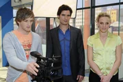 Was haben Julian Freund (Bo Hansen, l.), Alexander (Paul Grasshoff, M.) und Maja (Barbara Lanz, r.) nur vor?