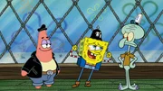 L-R: Patrick, SpongeBob, Squidward. L-R: Patrick, SpongeBob, Squidward.