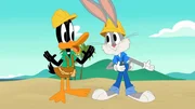 v.li.: Daffy Duck, Bugs Bunny