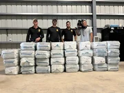 CBP-AMO-Agenten stehen hinter den Drogen, die sie in Fajardo, P.R., beschlagnahmt haben.