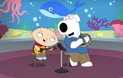 Brian (r.) und Stewie (l.) werden zu einem erfolgreichen Singer-Songwriter-Duo, weil es ihrer Meinung nach keine Kinderlieder gibt, die die Wahrheit über die Kindheit erzählen. Doch treibt ein Mädchen einen Keil zwischen die beiden ...