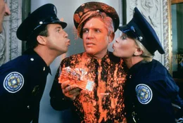 L-R: Proctor (Lance Kinsey), Harris (G.W. Bailey), Callahan (Leslie Easterbrook)