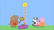 Peppa Pig (m.), Mummy Pig (r.).