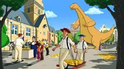 "Tom", "Tom in Amsterdam." Tom kommt mit dem Zirkus nach Amsterdam. Gemeinsam mit Wanda, Tip und Rupert besucht er den Käsemarkt in Alkmaar. Allerdings probiert Rupert zu viele Käsesorten durch. In der darauf folgenden unruhigen Nacht schlafwandelt er. Am nächsten Morgen findet er ein wertvolles Gemälde in seinem Wohnwagen. Bösewicht Carter hat es von Weedon aus dem Rijksmuseum stehlen lassen.