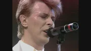 David Bowie beim Live Aid Konzert am 13. Juli 1985 im Wembley Stadion.