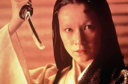 Die rachsuechtige Kaede (Mieko Harada) verlangt von Fuerst Jiro, dass er sie zur Gattin nimmt, nachdem er ihren Mann Taro toeten liess.