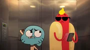 v.li.: Gumball, Hot Dog Guy