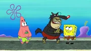 L-R: Patrick, Bubble Bass, SpongeBob