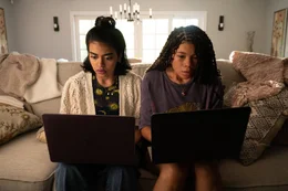 Megan Suri (Veena), Storm Reid (June).