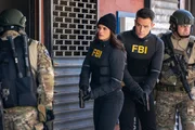 Pictured (L-R): Missy Peregrym as Special Agent Maggie Bell and John Boyd as Special Agent Stuart Scola.