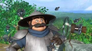 Die Flaschen voll Glück, die den Dorfbewohnern durch einen Trick geklaut wurden, fliegen dem Sheriff um die Ohren.
