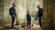 Ash Tyler (Shazad Latif), Michael Burnham (Sonequa Martin-Green) und Saru (Doug Jones)