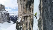 Bergsteigen.