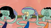 Squidette (l.), Squidward (m.)