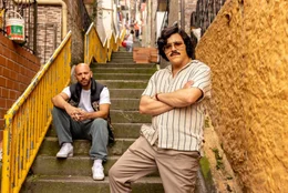 L-R: Franck Gastambide, Brahim Bouhlel
