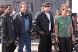 Vorne l-r: Martin Lawrence, Tim Allen, John Travolta, William H. Macy
