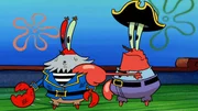 L-R: Redbeard Krabs, Mr. Krabs