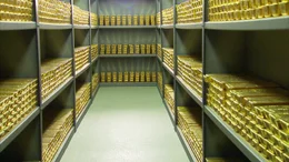 Deutschlands gr&ouml;&szlig;ter Goldschatz: 1710 Tonnen Gold liegen in der Bundesbank in Frankfurt am Main.