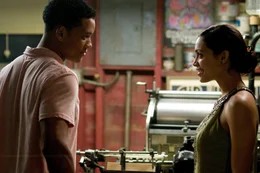 Tim/Ben Thomas (Will Smith) and Emily Posa (Rosario Dawson) star in Columbia Pictures' drama SEVEN POUNDS.