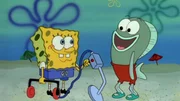 SpongeBob (l.)