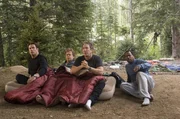 Wollen dem Alltag entfliehen und noch einmal so richtig etwas erleben: Woody (John Travolta, l.), Dudley (William H. Macy, 2.v.l.), Doug (Tim Allen, 2.v.r.) und Bobby (Martin Lawrence, r.) begeben sich auf einen Motorradtrip in die weite Highway-Wildnis der USA ...