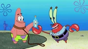 L-R: Patrick, Mr. Krabs