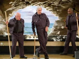 L-R: Gus (Mickey Rooney), Cecil (Dick Van Dyke), Reginald (Bill Cobbs)