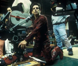 Ben Stiller hinter der Kamera ...