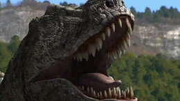 Ausschnitt Animation: Wie klangen die schrecklichen Echsen? Das raubtierhafte Gebr&uuml;ll von Dinos versuchen Forschende durch Vergleiche mit verwandten Tieren, wie Alligatoren, zu simulieren.