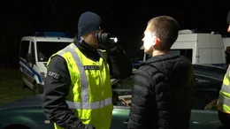 Polizei im Einsatz. Polizei im Einsatz.