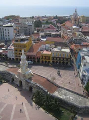 Blick auf Cartagena de Indias. Blick auf Cartagena de Indias.