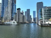 South Dock in Canary Wharf, London. (National Geographic f&uuml;r Disney)